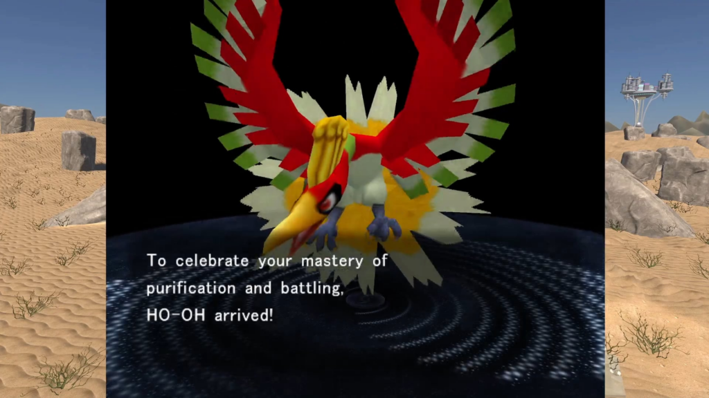 Pokémon Colosseum, I finally got the Ho-Oh!