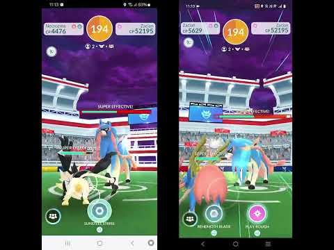 Pokémon Go Zacian Raid Speed Duo