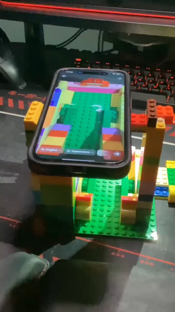 Made a card scanner out of Lego