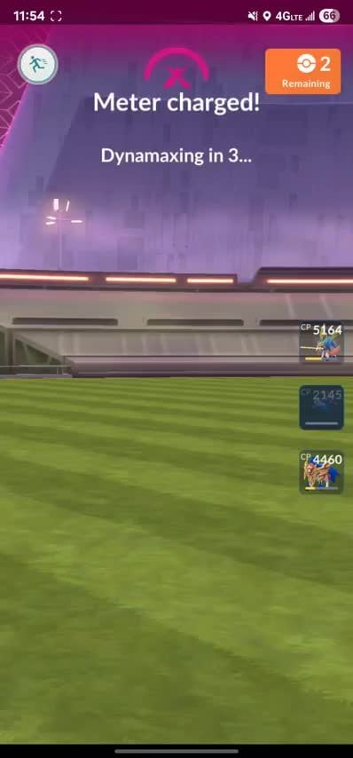 Glitch: After being knocked out, dynamax mon keeps on fighting and then continues to dynamax