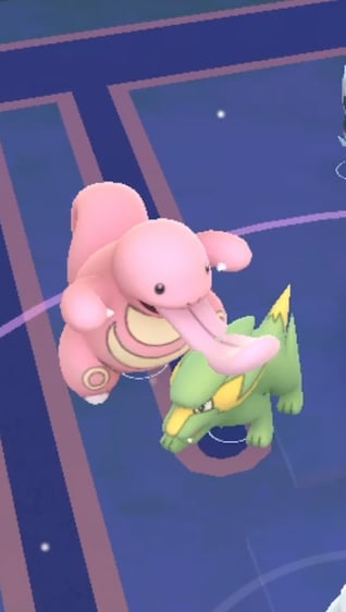 Lickitung being a menace
