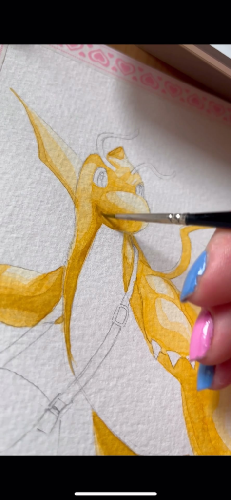 I painted Dragonite 🩷