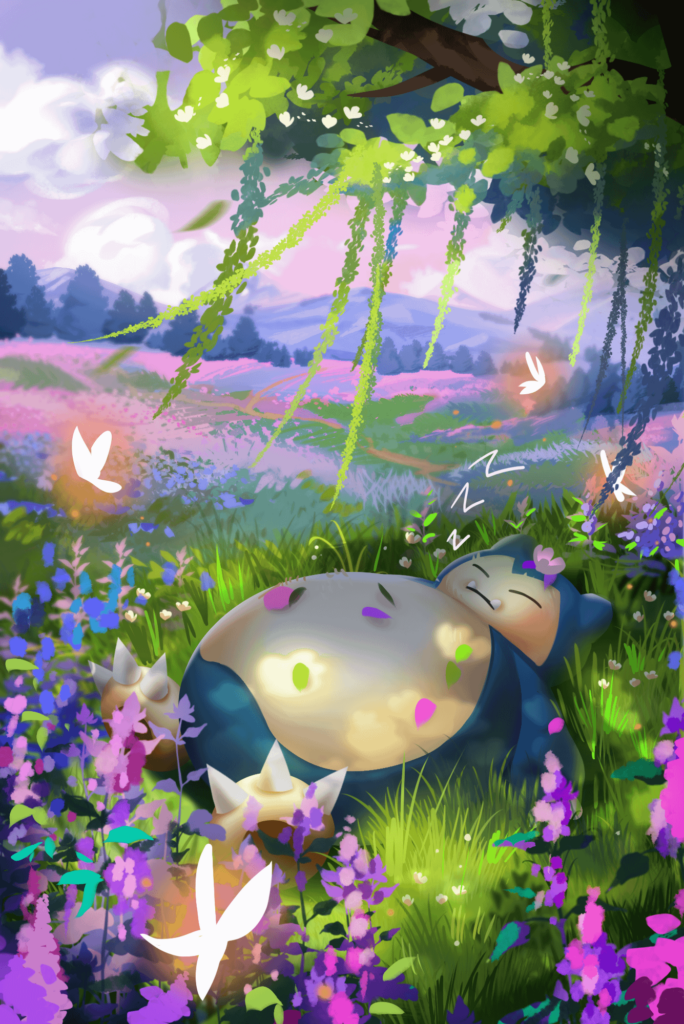 Sleepy Snorlax Fanart!
