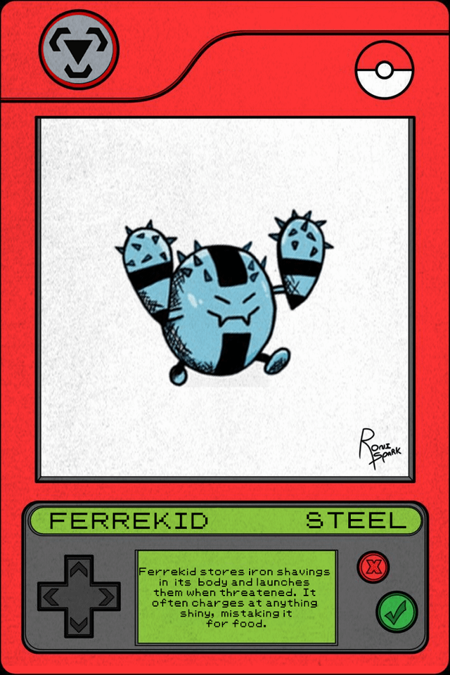 I made an alternative version of my favorite non-legendary and its evolution line!