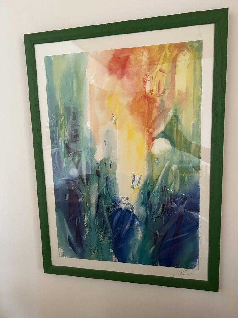 As a kid I imagined that there were Pokemon in this painting. How many do you find?