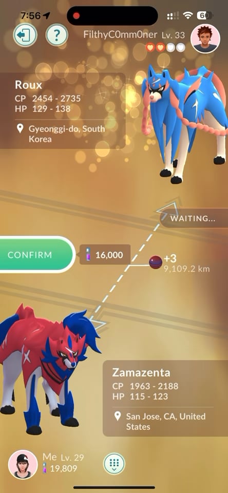 8/29/2025 - wanted to confirm you can still trade a Crowned Zacian and still keep the “change form”.