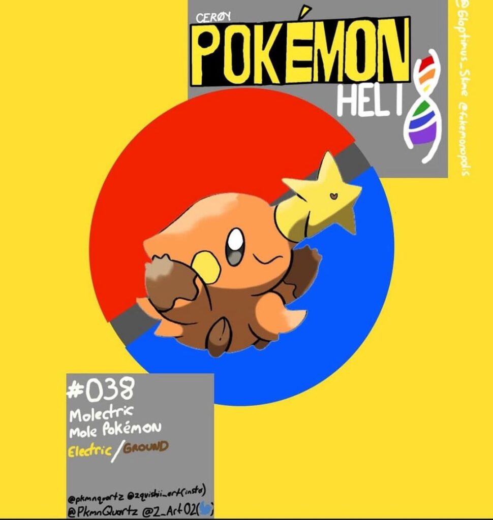 [Adopt] Molectric—the mole pikaclone(link below)