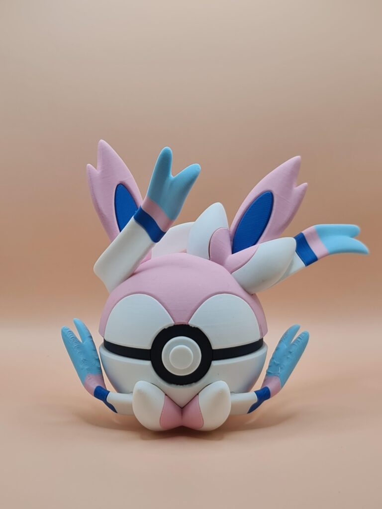 3D-Printed Sylveon Pokéball