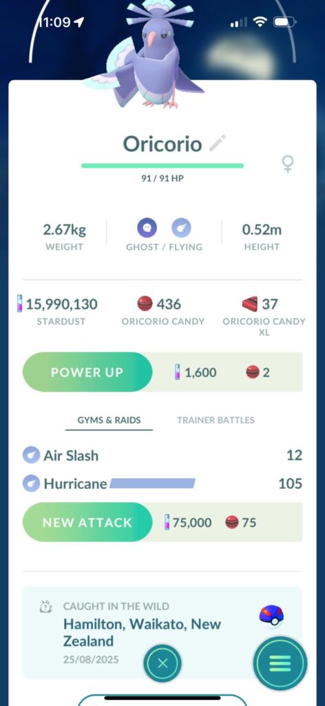 Sensu Oricorio spawning in Nz