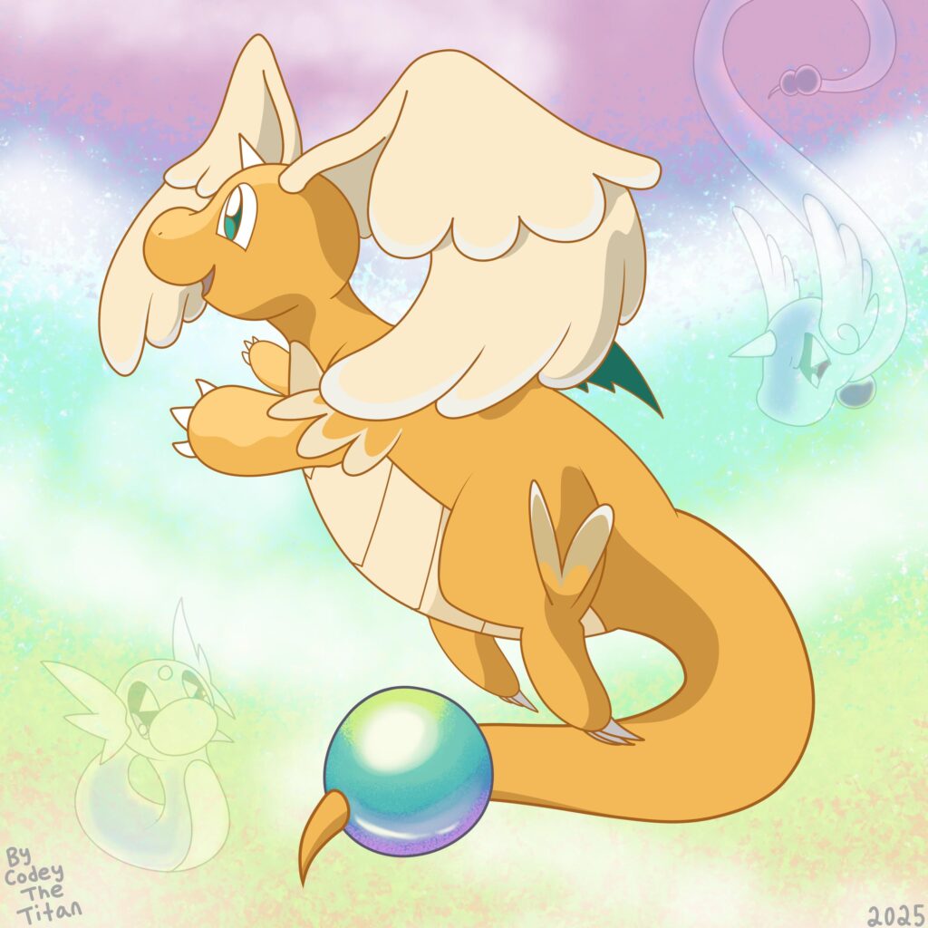 [OC] Mega Dragonite! Its design is definitely growing on me.