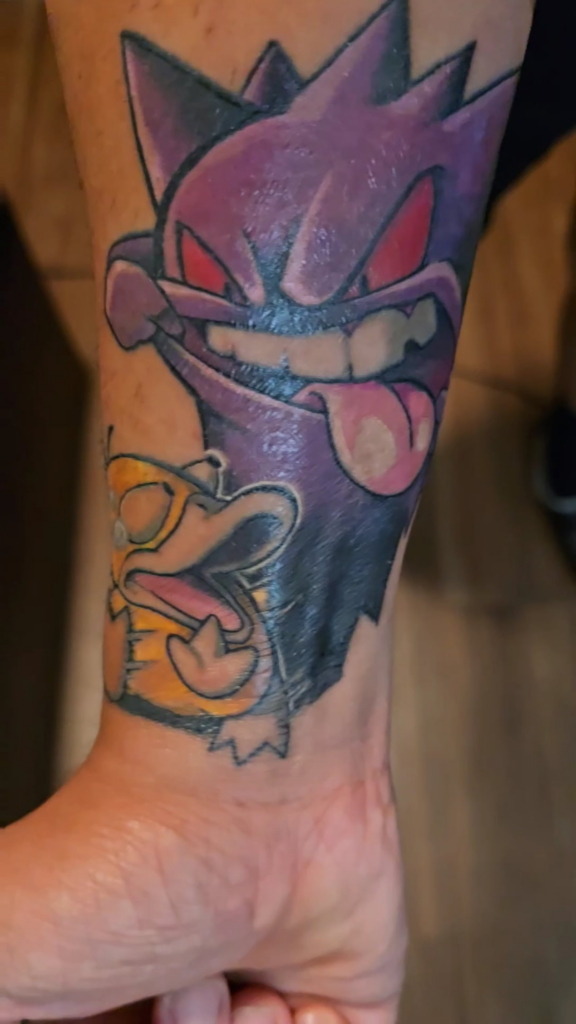 Got a Pokemon cover up tattoo