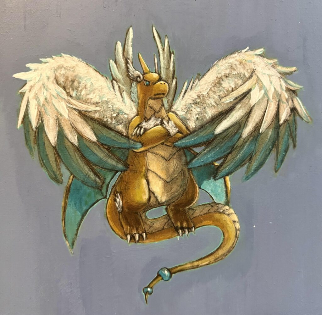 [OC] another alternative Dragonite, but this is Iris’s dragonite 🤣🤣🤣