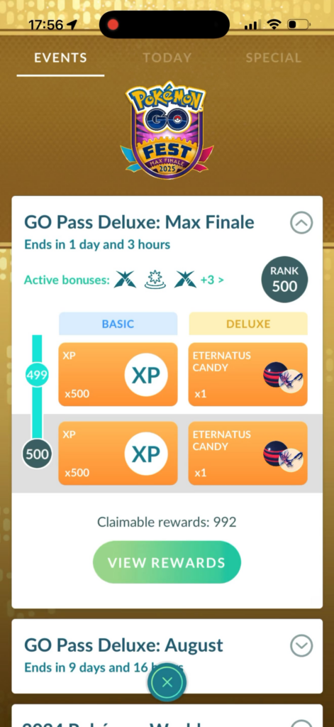 Go Pass Deluxe: Max Finale Mass Claim