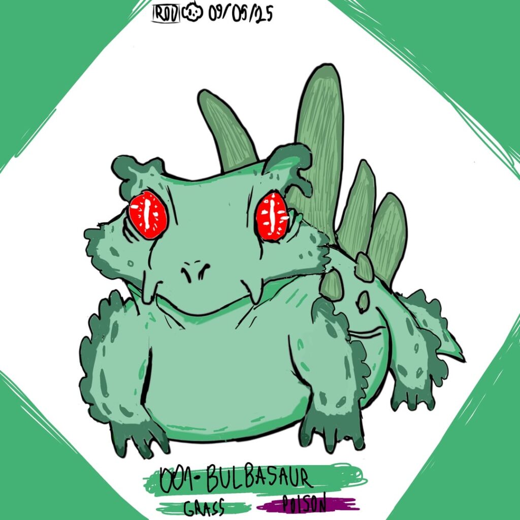 Bulbasaur family redesign