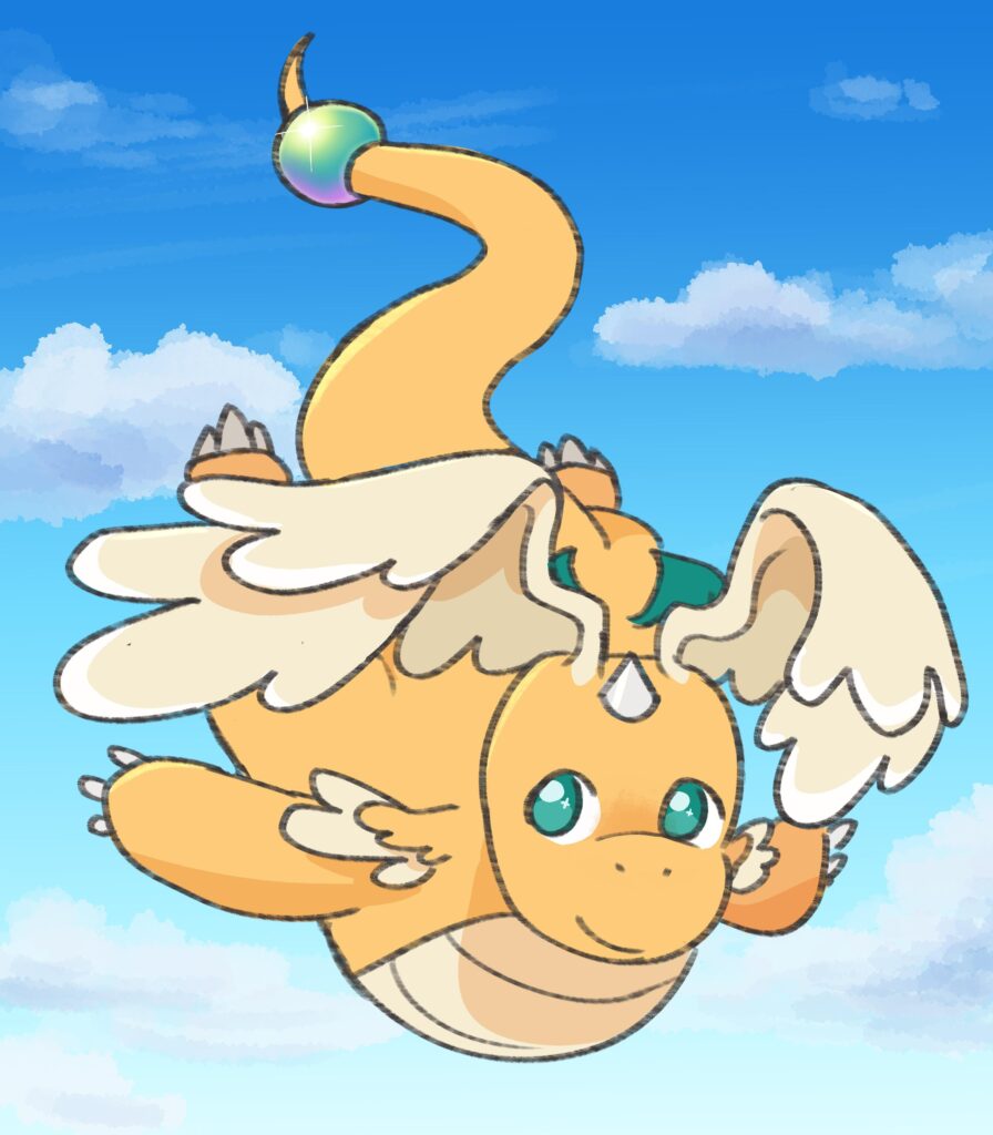 Mega dragonite fanart!