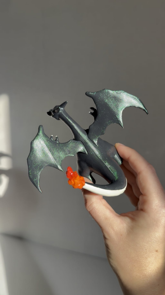Shiny Zard! 3D printed and hand painted