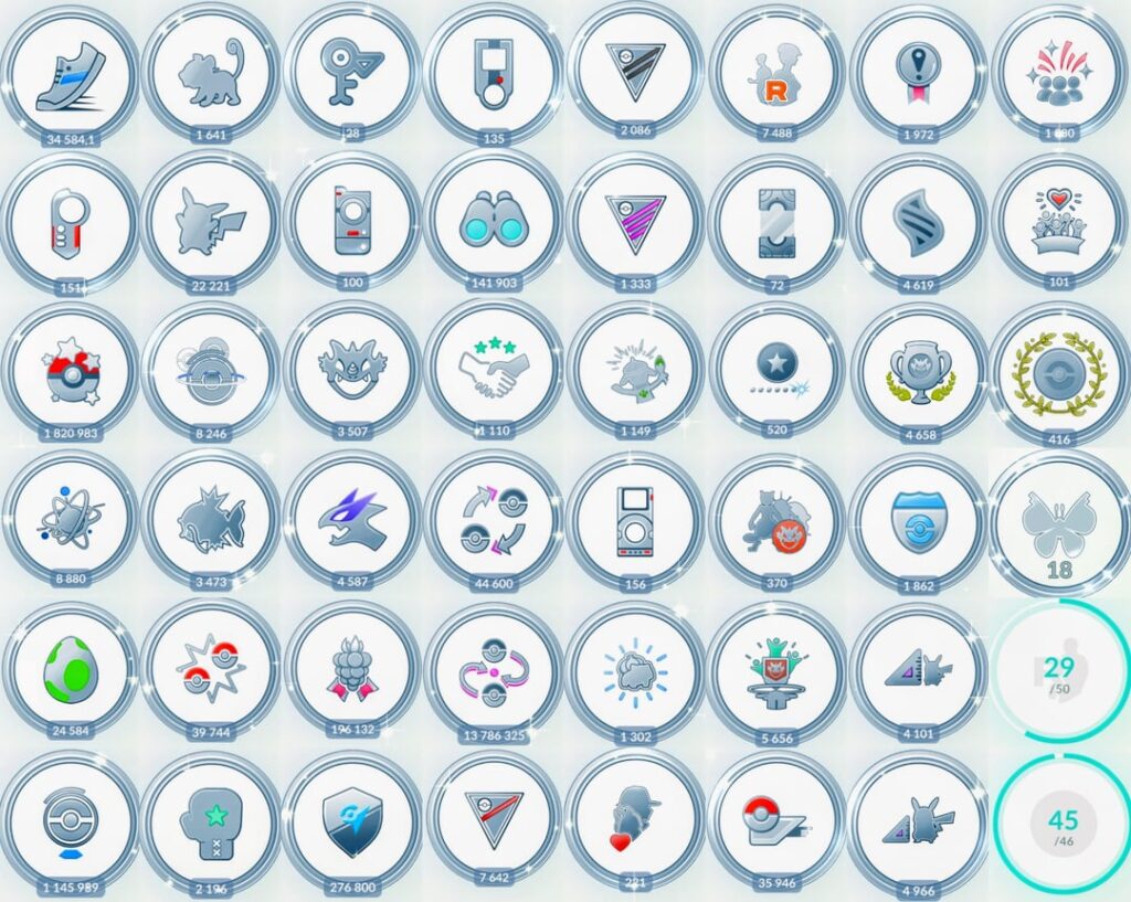 The last platinum medal that can be obtained. (64 total) 🎖️ #PokemonGO