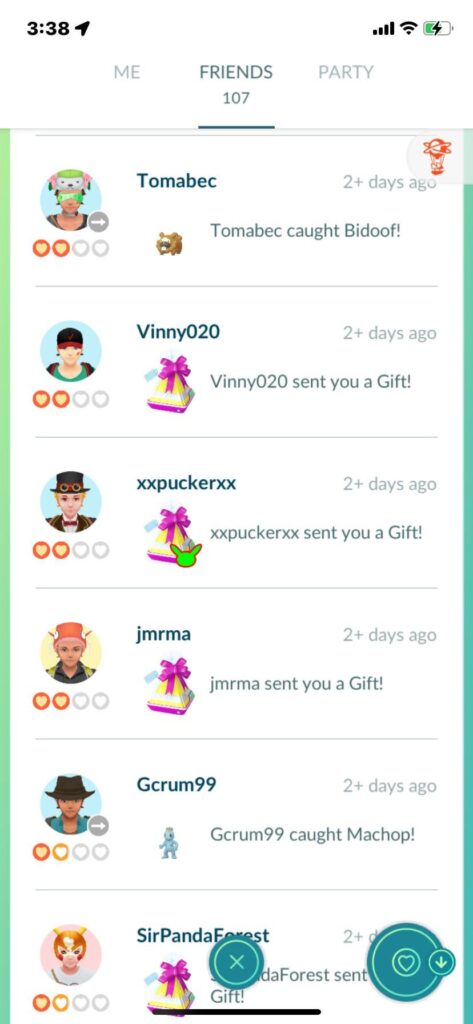 What does the green mean?