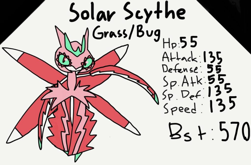 Past paradox Lurantis: Solar Scythe, Grass/Bug