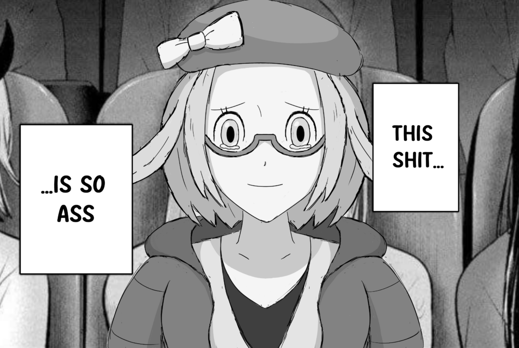 Bianca seeing the pokemons I choose in my team to beat elite 4