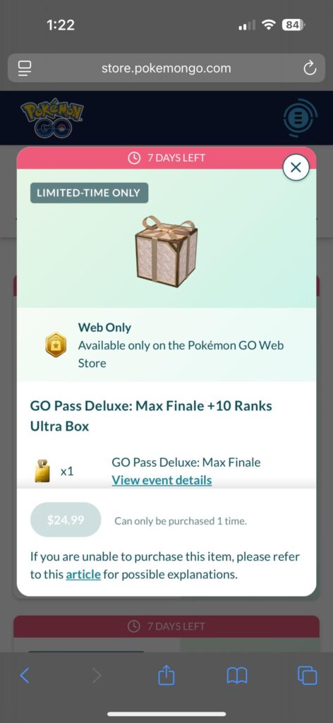 does anyone know why i can’t purchase this?