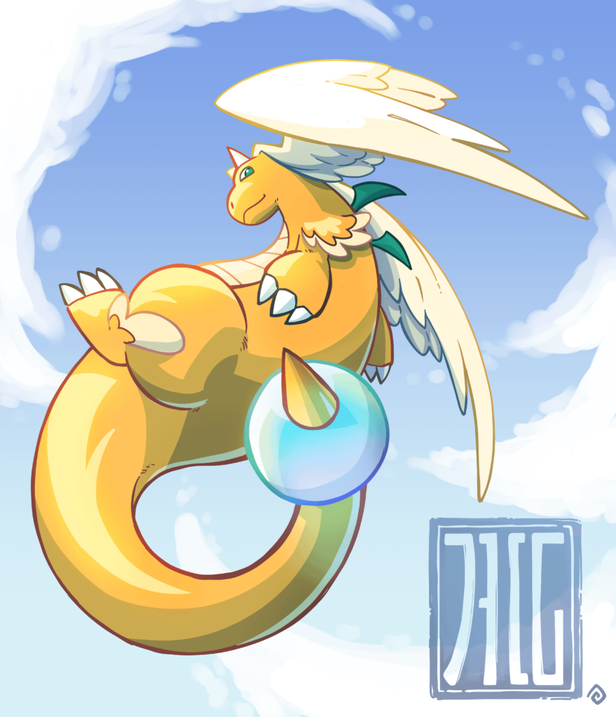 I tried to make Mega Dragonite look cool lol