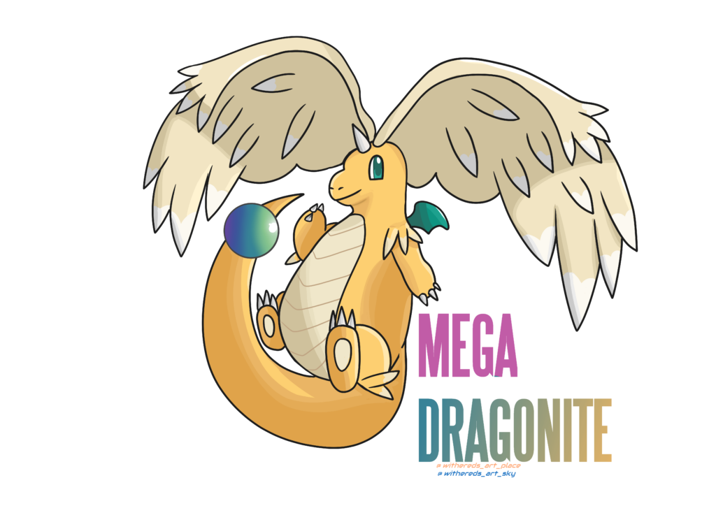 Mega Dragonite Art [OC]