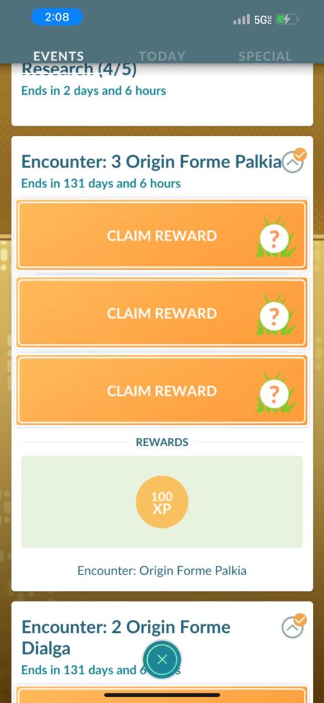 70 palkia raids for 3 shinies… friend did 6 for 1…