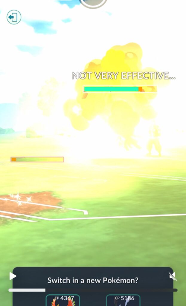 Is anyone else seeing glaringly strong lights during GBL animations after the new update?