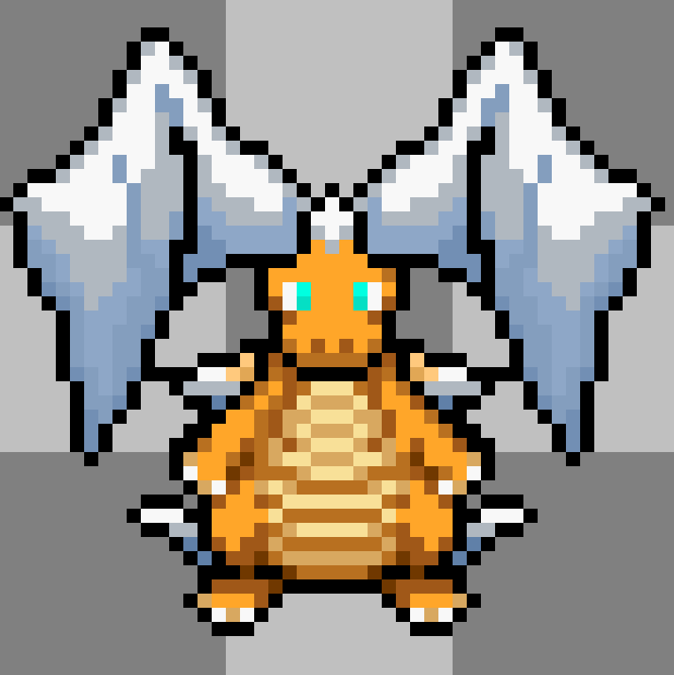 Mega Dragonair Mystery Dungeon Typo Style