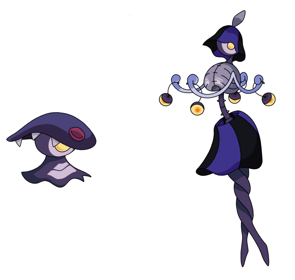 My attempt to make floor lamp pokemons