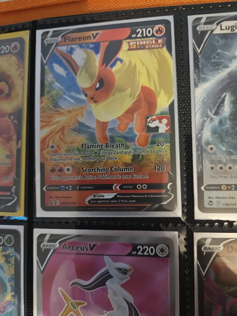 Flareon with stamp