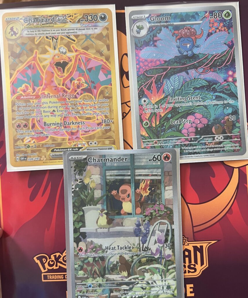 Finally got an Obsidian Flames ETB and here are my pulls plus the promo 😍