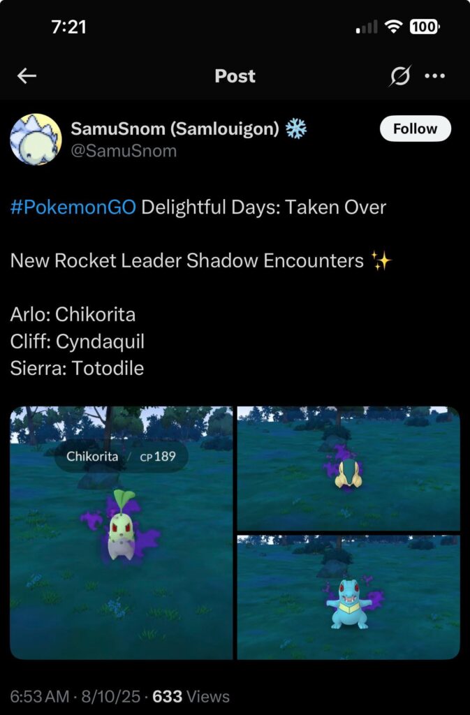 New Team Rocket Leader lineup