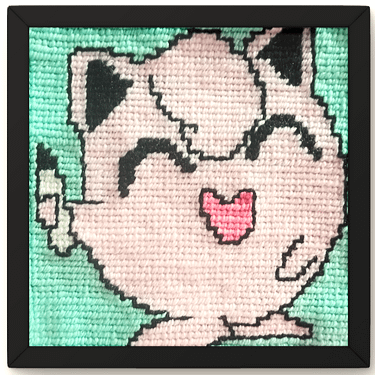 🧶 12 hours of tapestry crafting to recreate my Jigglypuff 🎤 nostalgia, trivia and handmade love