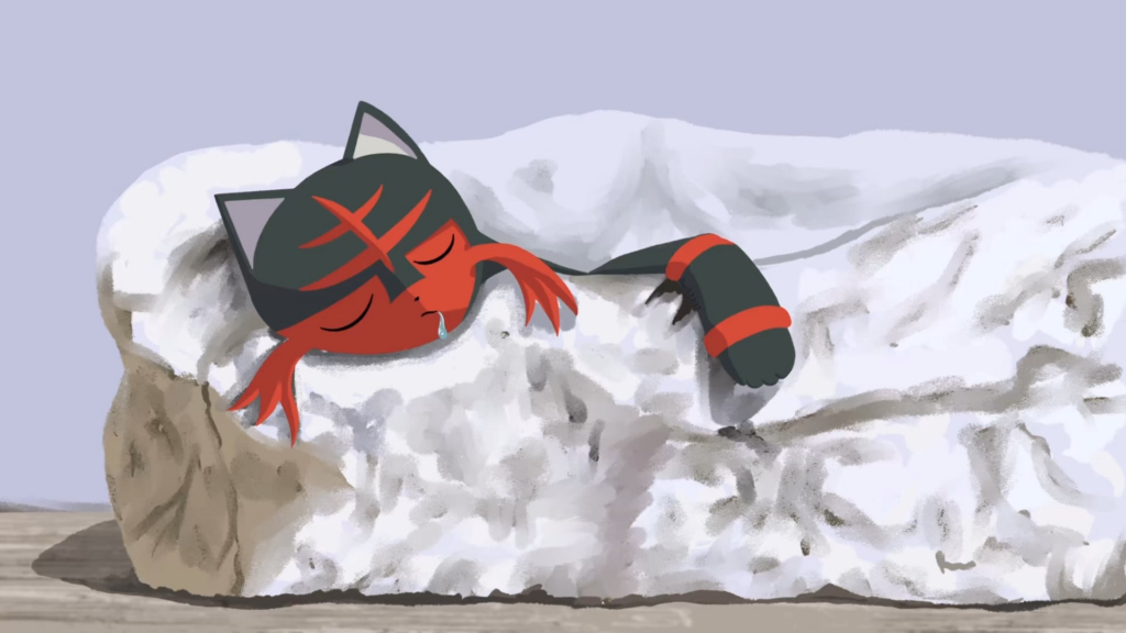 I drew Litten! (ニャビー)!