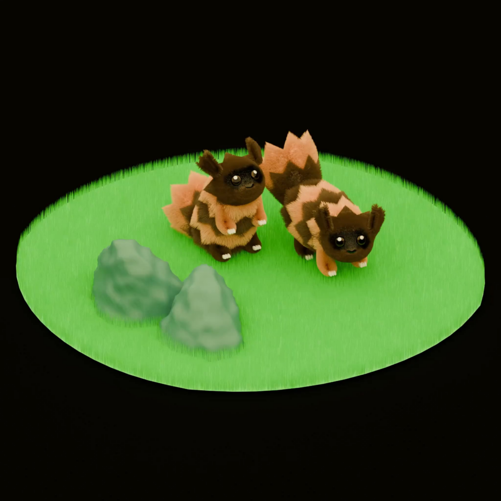 Day 2 of practicing 3D modeling with random Pokémon.
263 Zigzagoon