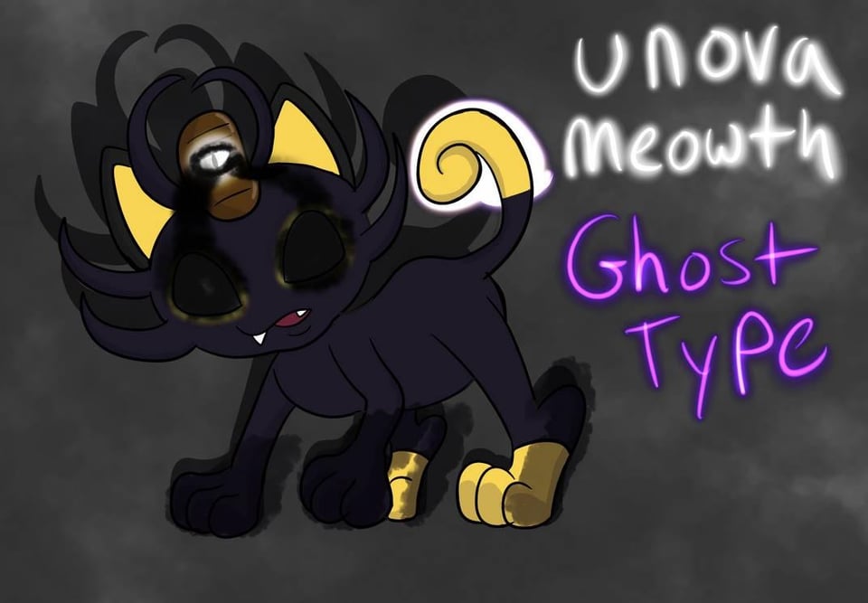 Made a ghost type Meowth