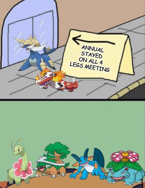 Surprisingly, There's Only 6 Quadruped Starters