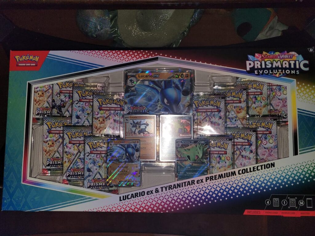 Pulls from Prismatic Lucario Ex and Tyranitar Ex PC