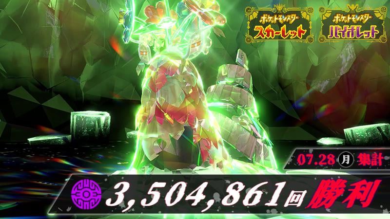 3.5 Million Wo-Chien were defeated in Tera Raid Battle’s!