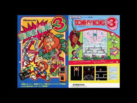 Donkey Kong 3 1983 Arcade Live Flyer