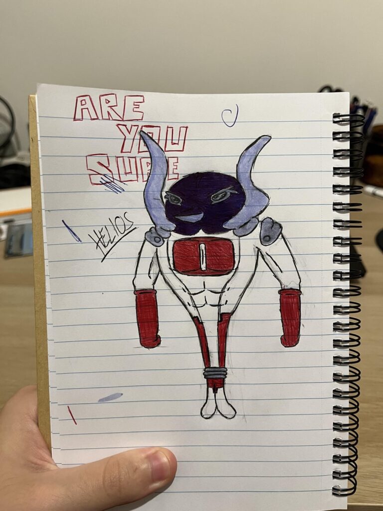 I’m not the best at drawing but here’s my omni-man inspired palafin
