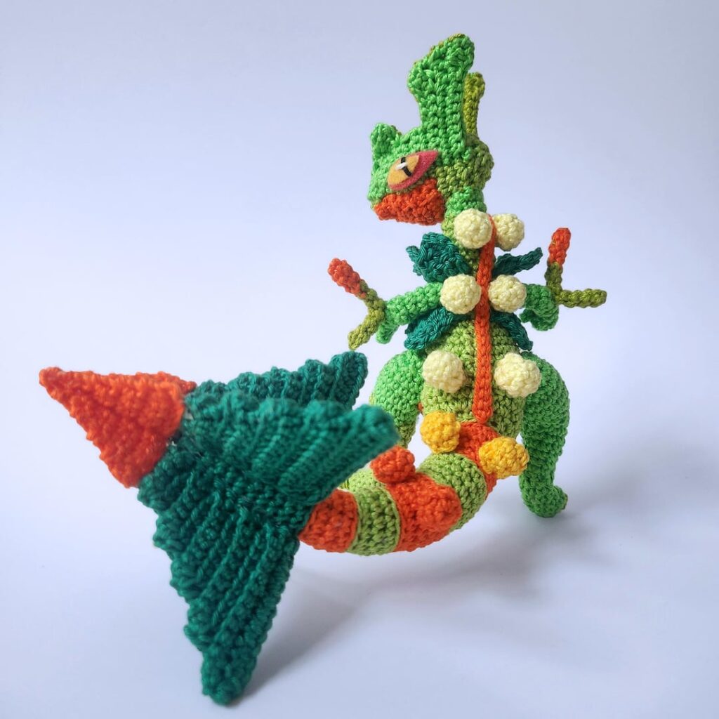 I crocheted Mega Sceptile!