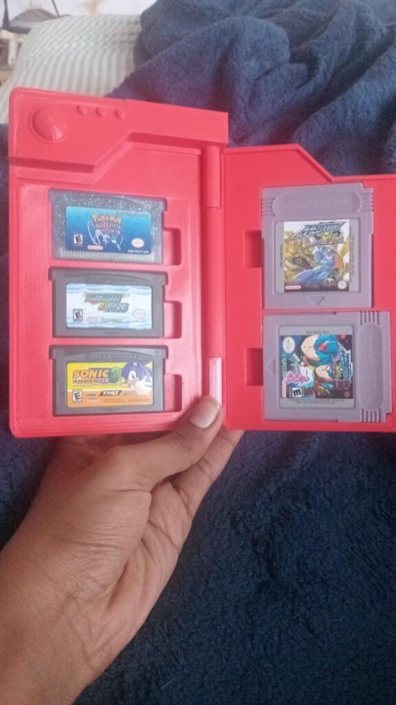 3D Printed Pokédex GBA Case, modelled by myself!