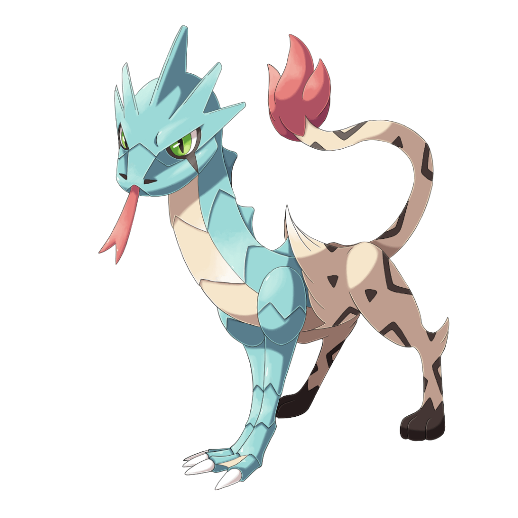 Avalore Fakemon #043 - Sirpentide and #044 - Sirquester (Artist: JCkenway / MasutaKanary) - Knights of the Round Table