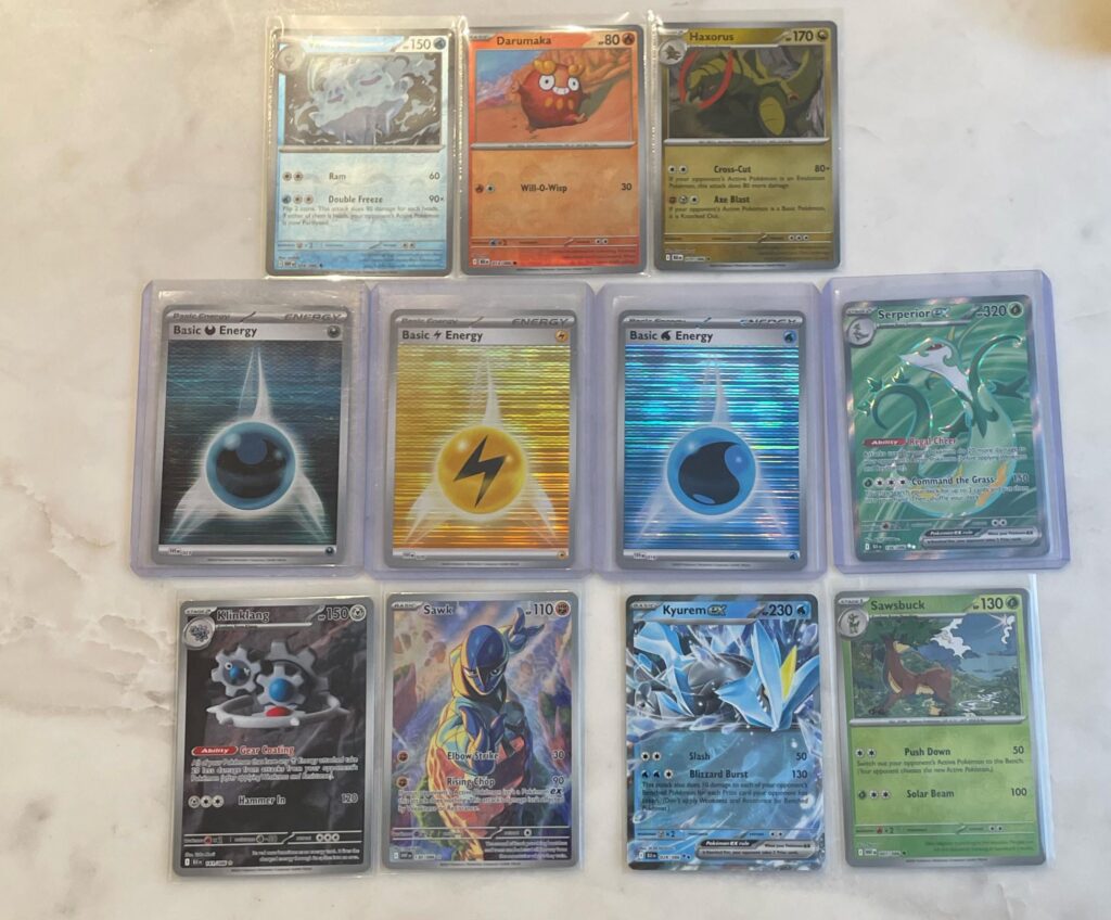Black Bolt and White Flare booster box pulls!