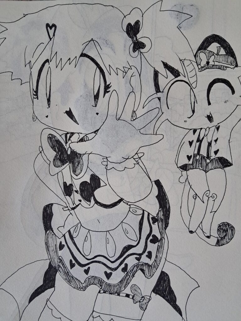 Misty and Meowth as magical girls!!