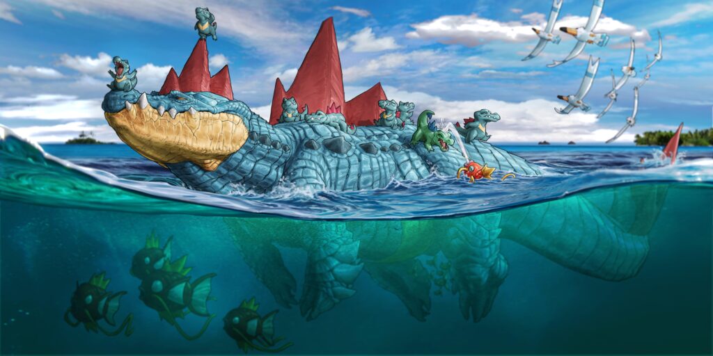 Momma Taxi-ing the kids- Pokeparents [OC]