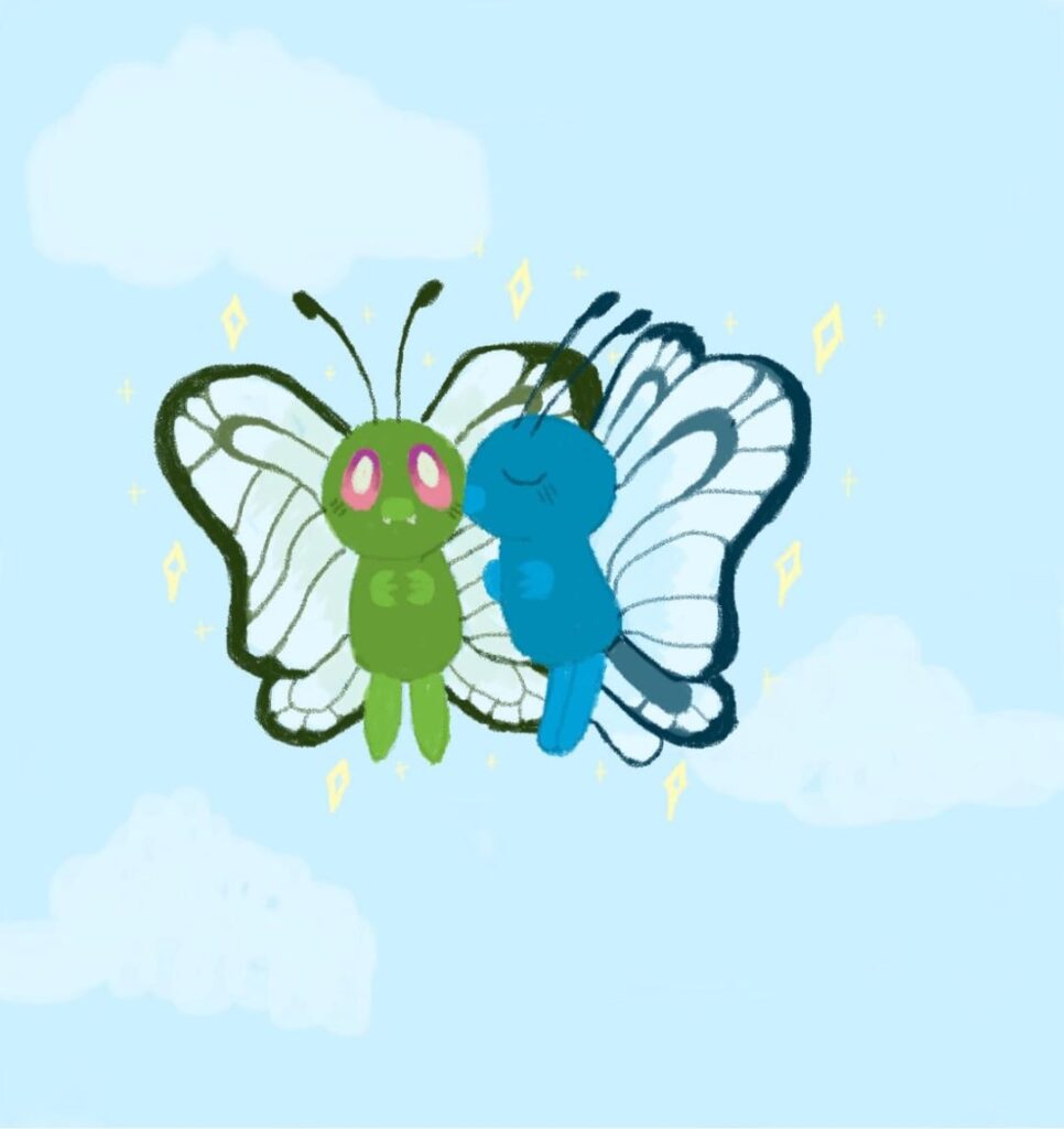 a few of my fav noteit app drawings i sent to my husband (bf at the time) ^ - ^